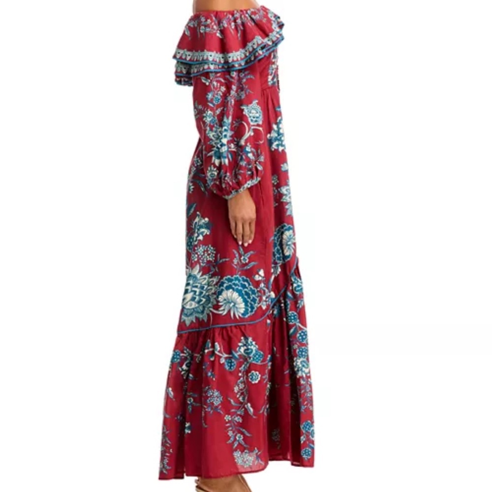 NEW with Tags FARM Rio Tropical Landing Off-the-Shoulder Dress - Picture 5 of 7